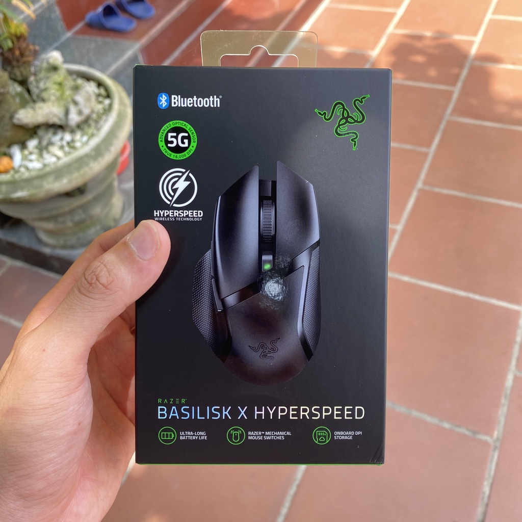 Chuột không dây Razer Basilisk X HyperSpeed - Chuột game Chính Hãng Bảo Hành 12 tháng