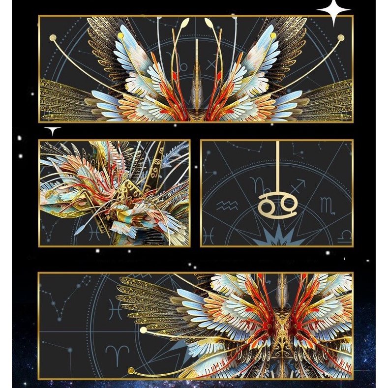 Mô Hình Kim Loại 3D Lắp Ráp Piececool Thiên Ngữ Hạc Cự Giải  IP067-KG