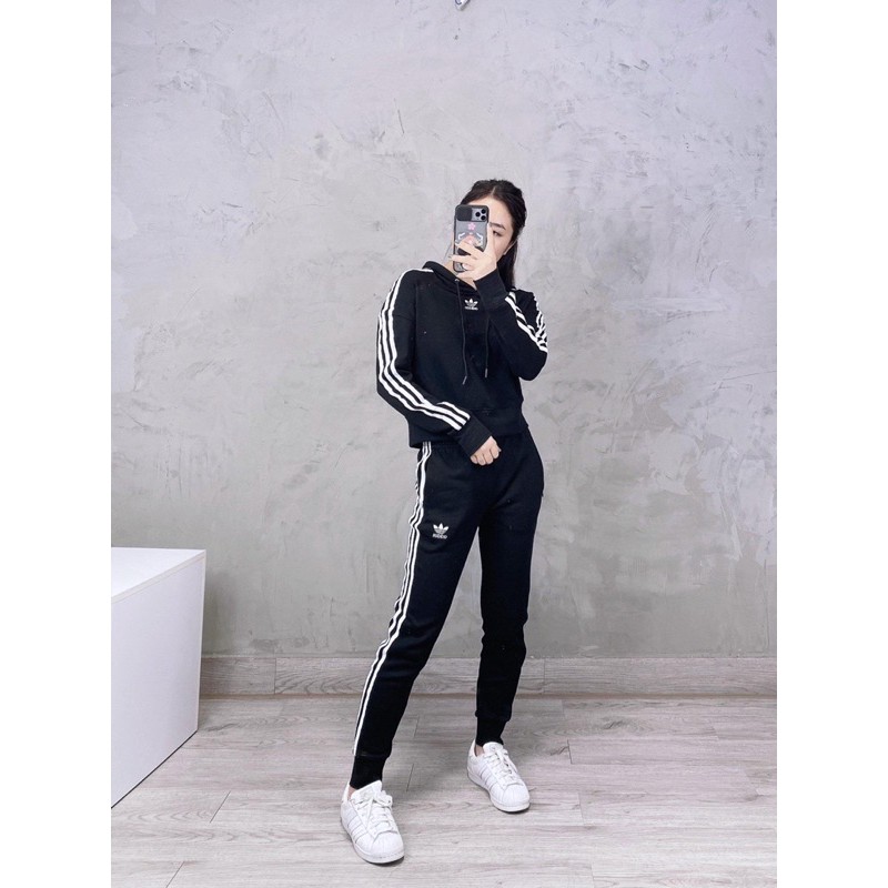 (HÀNG XUẤT XỊN) Quần Jogger nử 541 CUFF TRACK PANT WOMEN Made in Cambodia full tag code  SIZE S M L