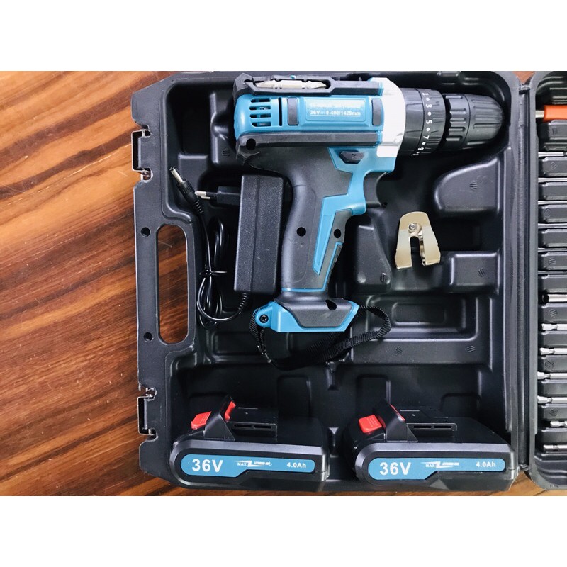 MÁY KHOAN PIN 3 CHỨC NĂNG MAKITA 36V FULL PHỤ KIỆN THẾ HỆ MỚI 2021 NEW