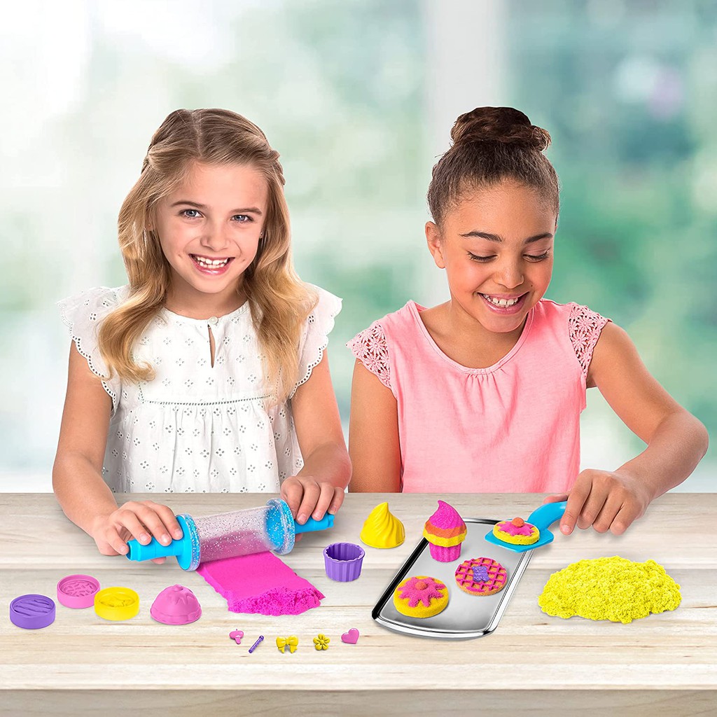 Bộ làm bánh bằng cát KINETIC SAND chính hãng Thụy Điển MK