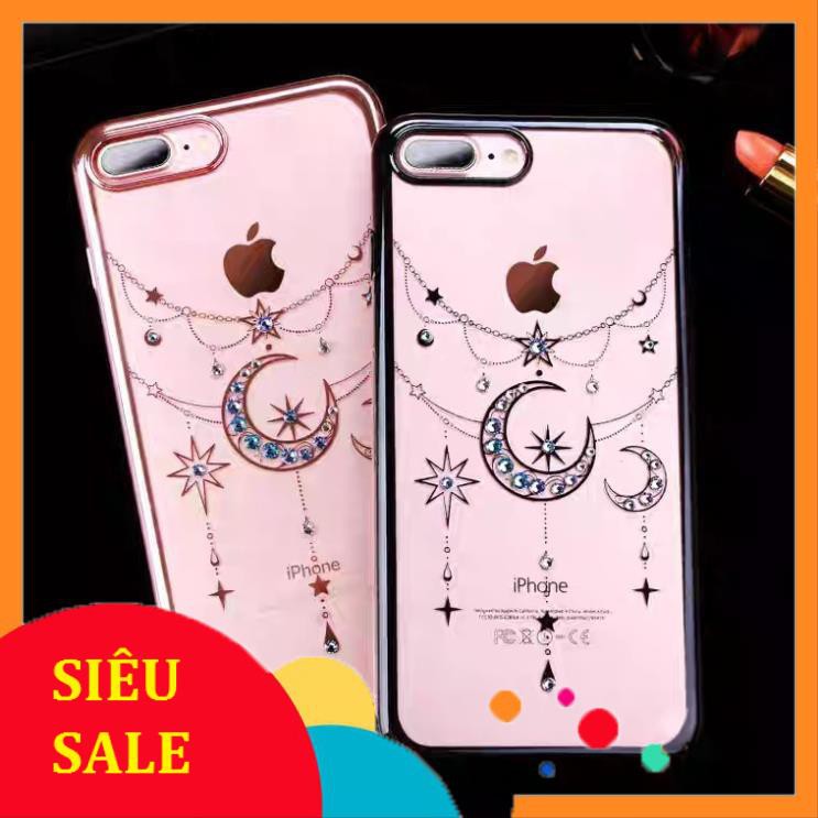 [Đồng giá 5K] Xả kho toàn bộ ốp dẻo trong đính đá thời trang IPhone 7/7plus, 8/8Plus