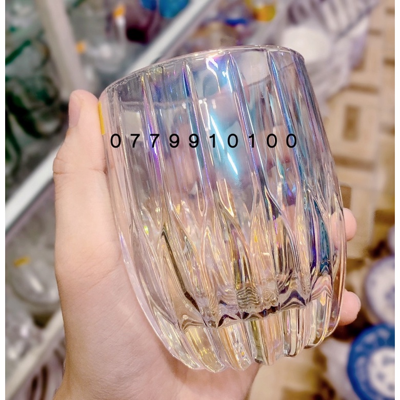 BỘ 6 LY THUỶ TINH NHIỀU MÀU 300ML