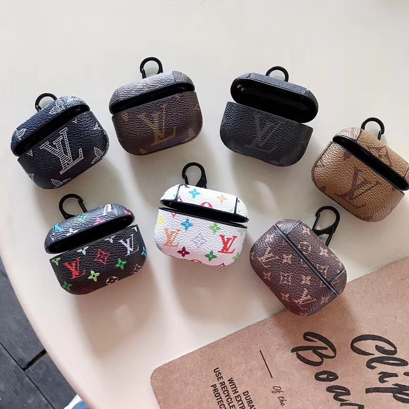 Ốp lưng giả da thời trang cho điện thoại Airpods