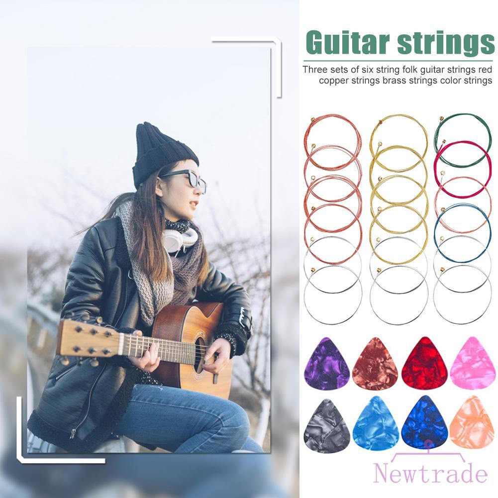 Set 26 Dây Đàn Guitar 6 Dây Với 8 Chốt