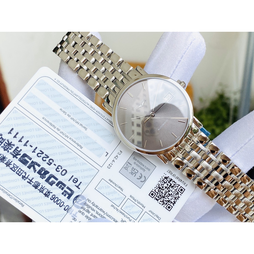 Đồng hồ nữ dây thép Longines Elegant Collection Gray Dial L4.809.4.72.6 thumbnail