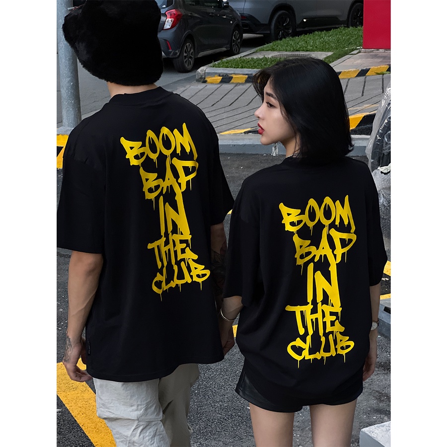 ÁO THUN "BOOM BAP IN THE CLUB" BLACK TEE