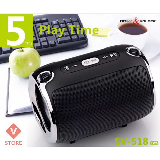 Loa nghe nhạc bluetooth siêu trầm SV518