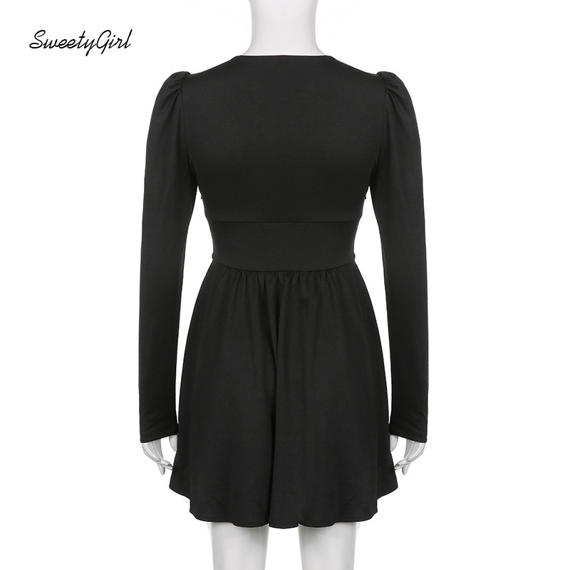 Đầm Midi Tay Dài Cổ Chữ V Dáng Ôm Thời Trang 2022 Quyến Rũ Cho Nữ