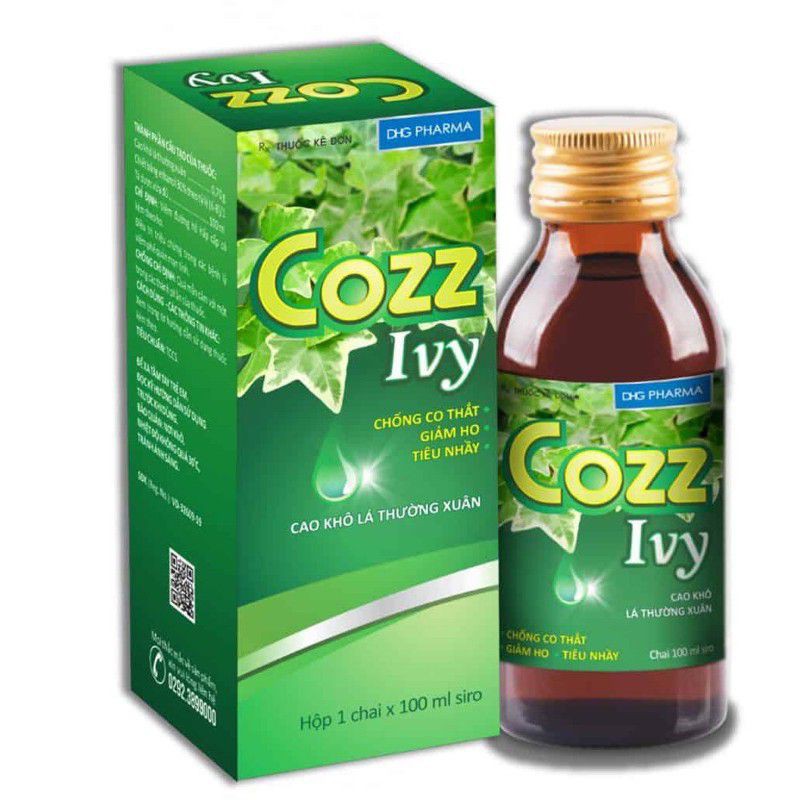 Siro ho Cozz Ivy DHG chai 100ml ⚡ CAM KẾT CHÍNH HÃNG ⚡ Siro uống giảm ho tiêu đờm an toàn và hiệu quả