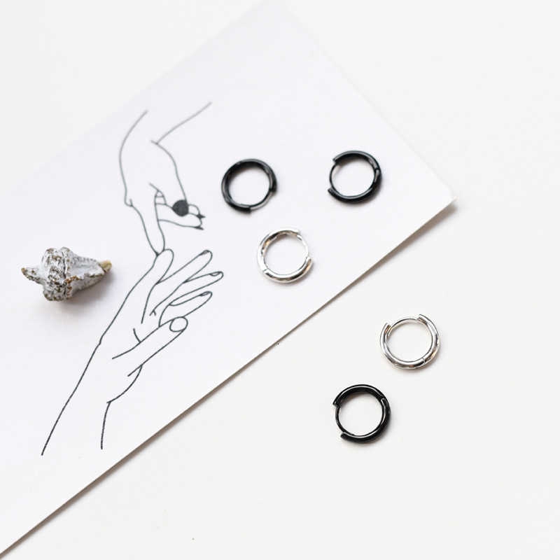 Bông Tai Tròn Thiết Kế Đơn Giản Thời Trang Cho Nữ