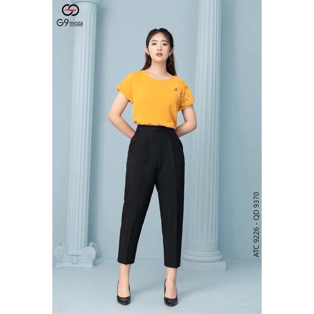 Áo sơ mi nữ G9moza, chất cát hàn thoáng mát 9226