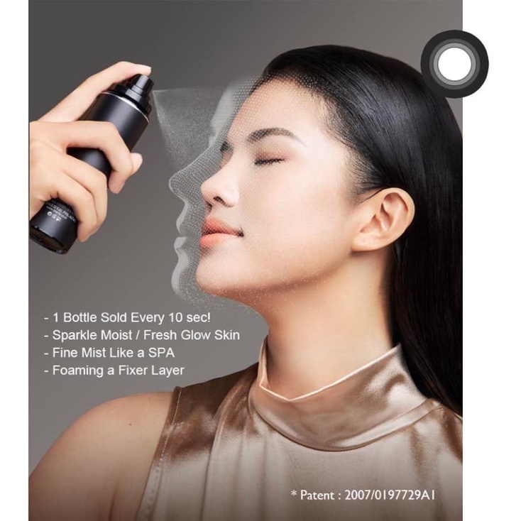 Xịt khoá Makeup PRAMY make up fixer - hiệu ứng căng bóng cho làn da