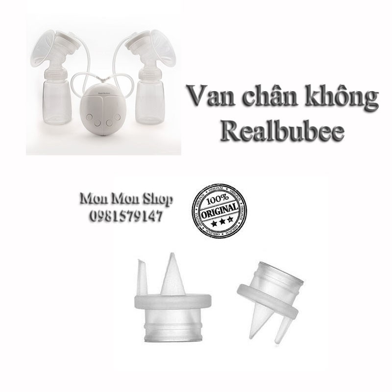 Van chân không máy hút sữa Realbubee Real bubee