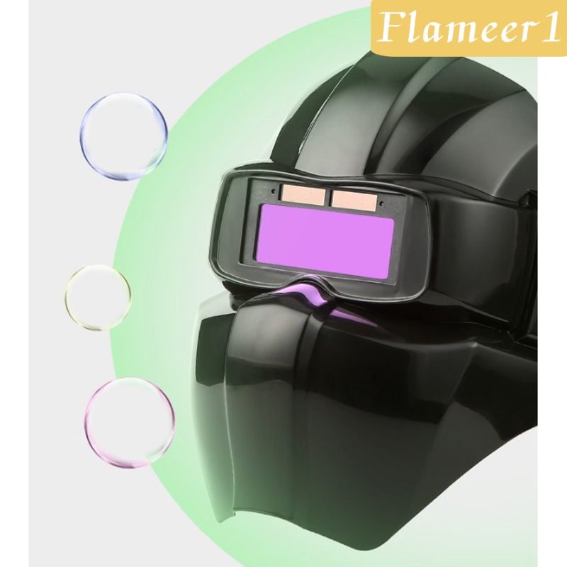 [Flameameer1] Mũ Bảo Hiểm Hàn Điện Năng Lượng Mặt Trời Tự Động Tối Có Thể Điều Chỉnh