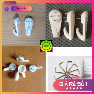 Móc Treo Đủ Kích Cỡ Tiện Dụng Để Treo Tranh , khung tranh , Đinh 3 Chân , Đinh 4 Chân , Tặng kèm ốc vít .