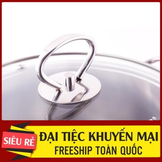 [HÀNG CHÍNH HÃNG - BH 12T] Bộ nồi inox 3 đáy Sunhouse SH888 HÀNG CHẤT LƯỢNG CAO SUNHOUSE