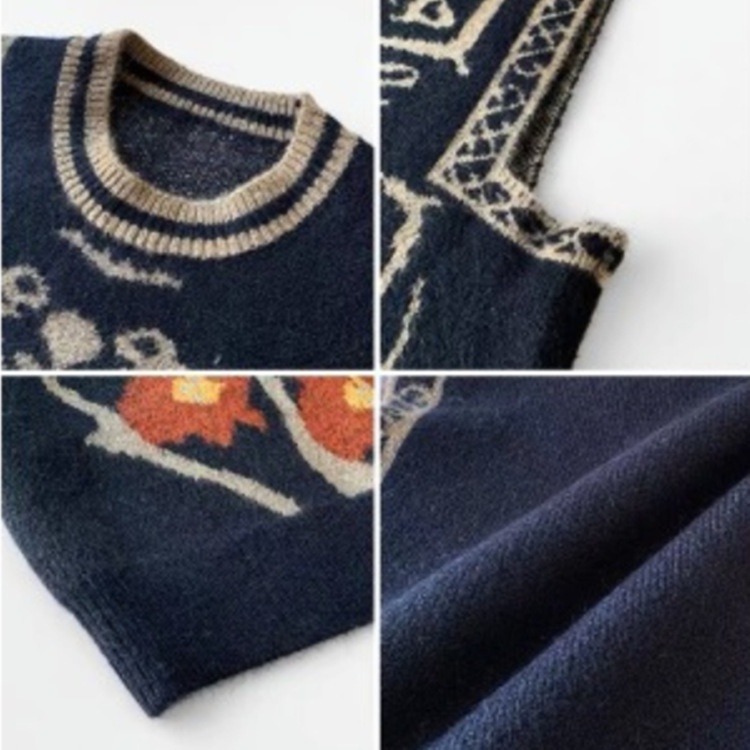 Áo Len Gile Nữ Dệt Kim Cổ Tròn Dáng Rộng Phong Cách Hàn Quốc K5M5 | BigBuy360 - bigbuy360.vn