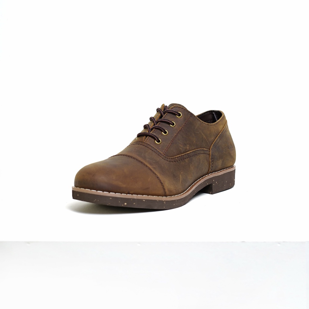 Giày nam cổ thấp REDWING OXFORD da sáp thật AOTA