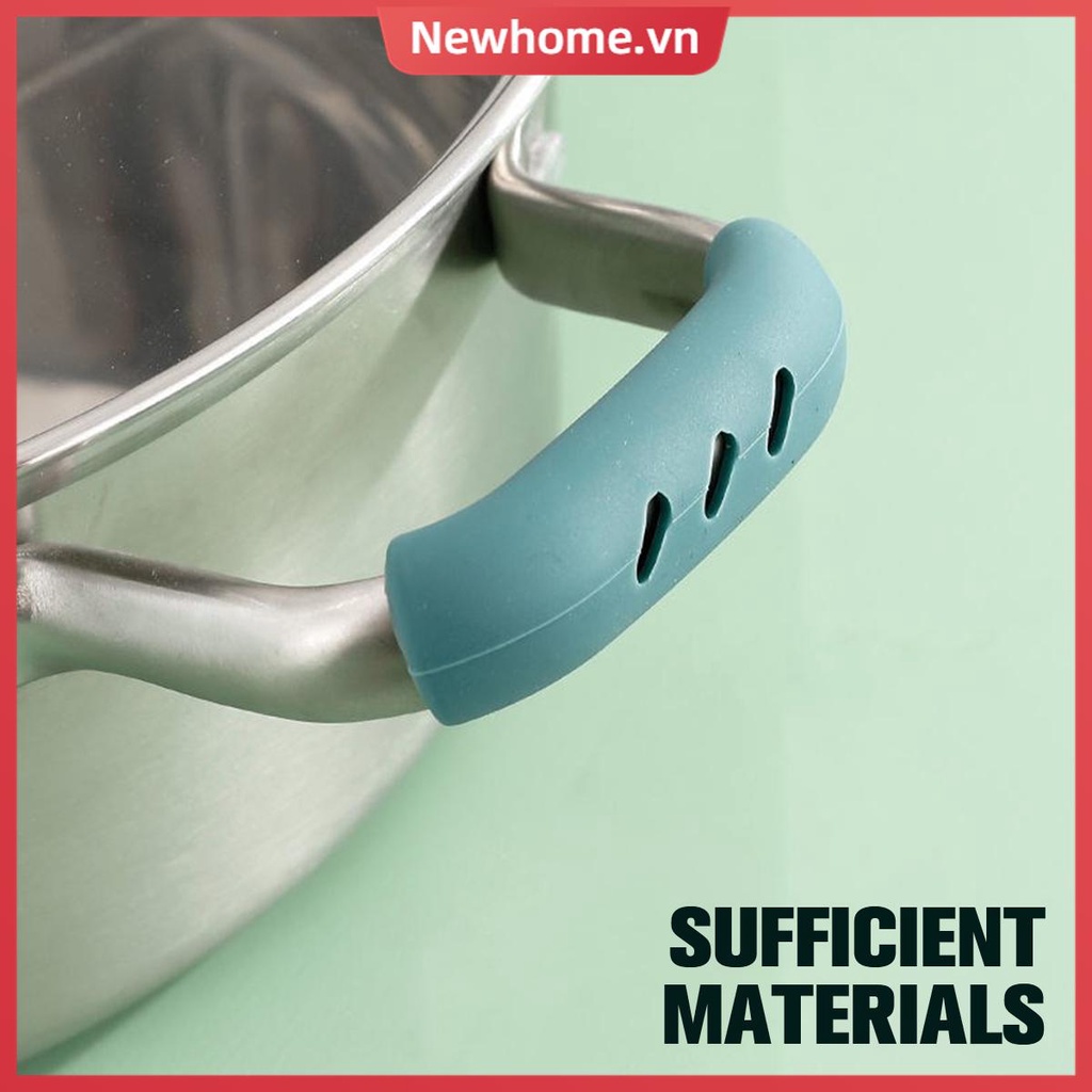 2 Vỏ Bọc Tay Cầm Nắp Nồi Bằng Silicone Chống Bỏng Chống Trượt Tkc3370