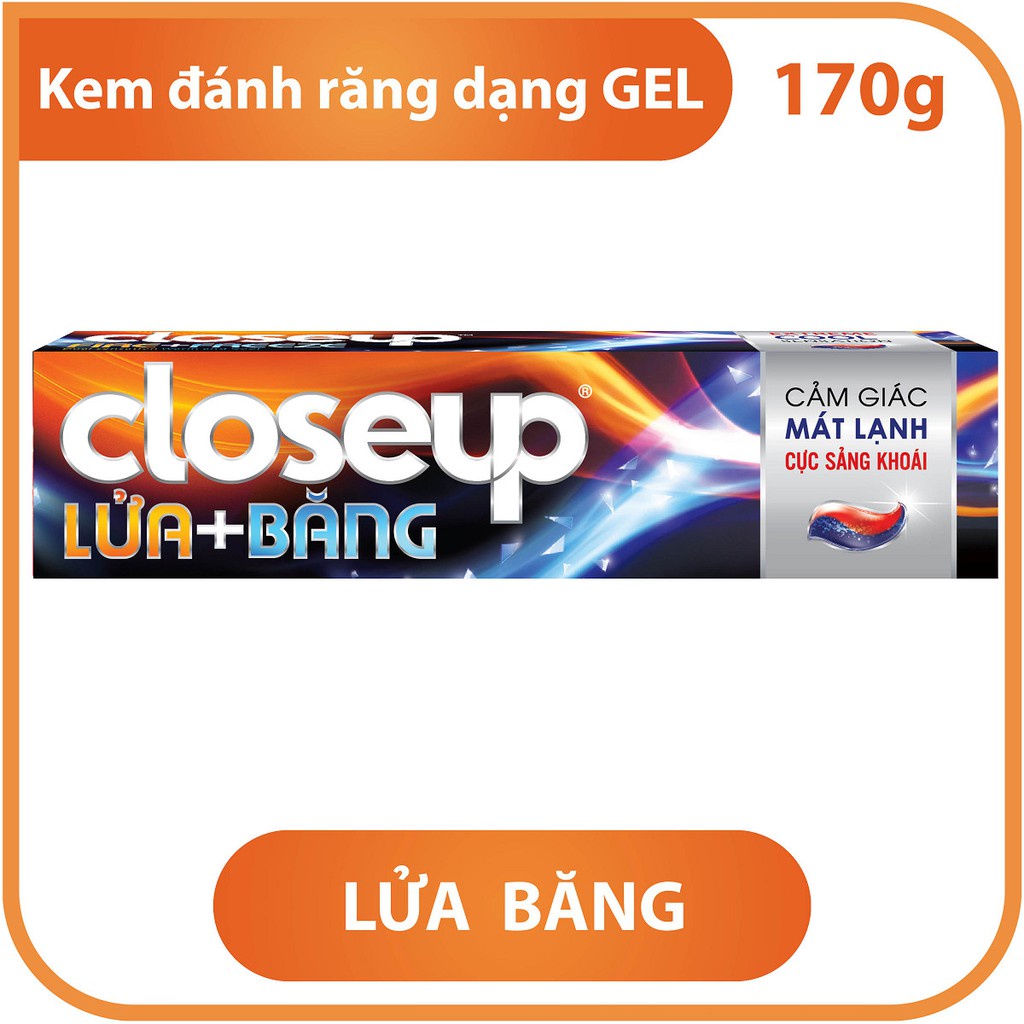 Kem Đánh Răng Closeup Lửa Băng Tuýp 170g