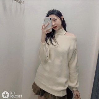 áo len hở vai hot nhất 2021