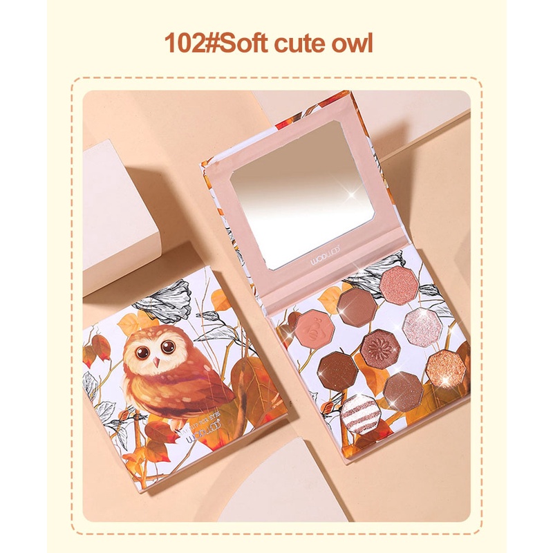 (Hàng Mới Về) Bảng Phấn Mắt Wodwod Senling Story Màu Cam / Nâu Đất / Cam / Đào Techno Dễ Lên Màu | BigBuy360 - bigbuy360.vn