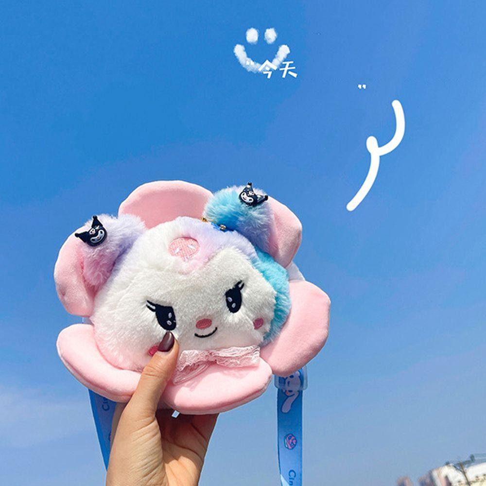 DARNELL Túi Đeo Chéo Hình Thỏ Melody Cinnamoroll Nhồi Bông Dễ Thương