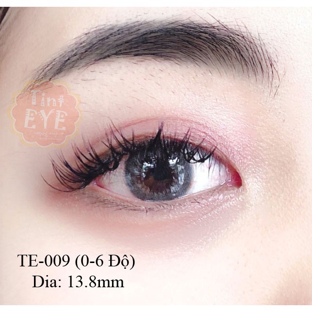 [Tặng Combo 175k] Kính Áp Tròng Tinteye Lens TE-009 Xám tự nhiên