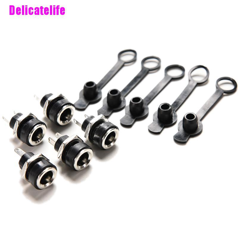 1 đầu nối ổ cắm DC 5.5 x2.1mm chống nước