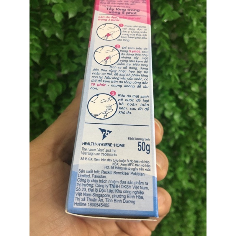 KEM TẨY LÔNG VÙNG KÍN VEET50G GIÀNH CHO DA NHẠY CẢM