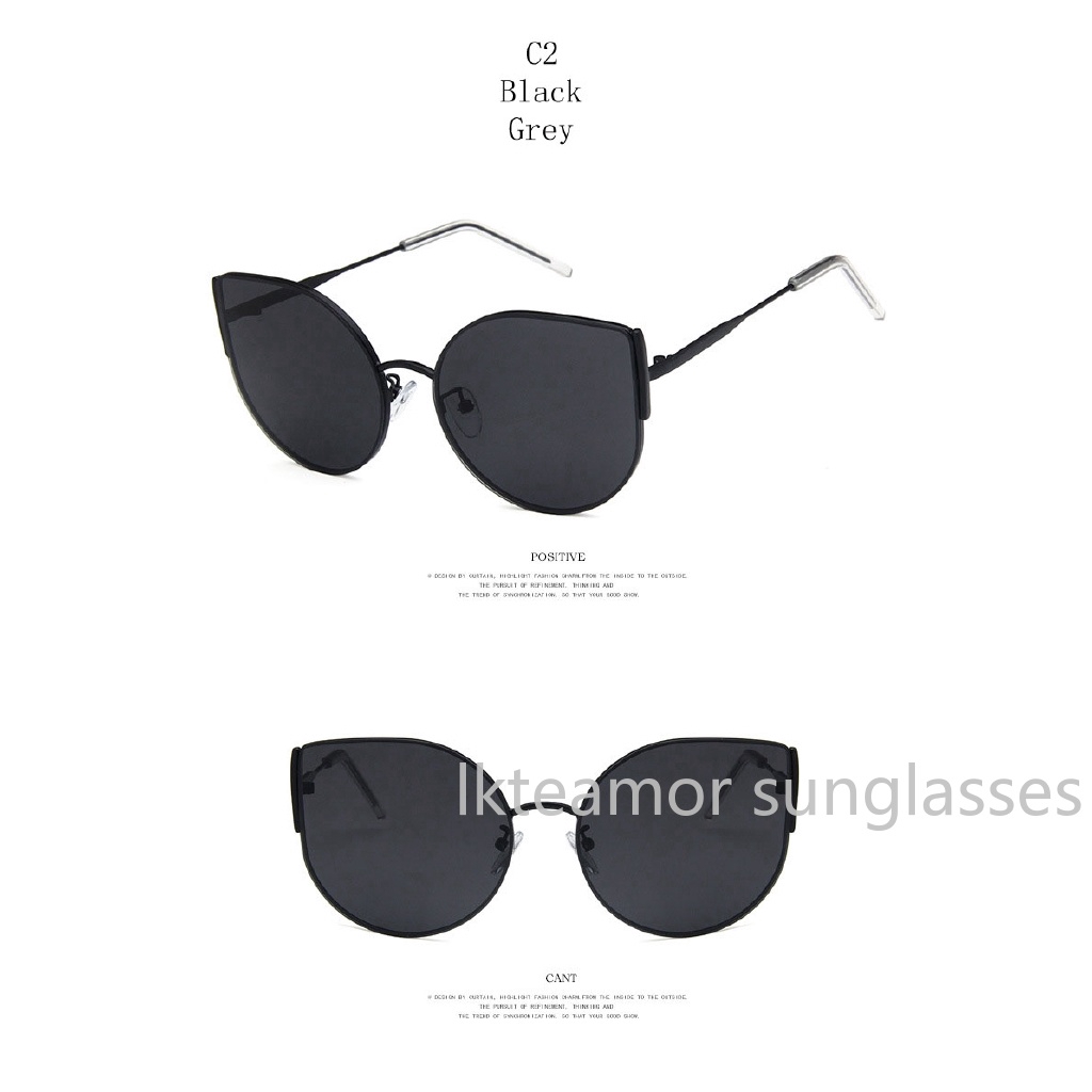 Kính mát mắt mèo nữ oversize chống tia UV400