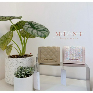 Ví CK mini trần trám kèm dây đeo