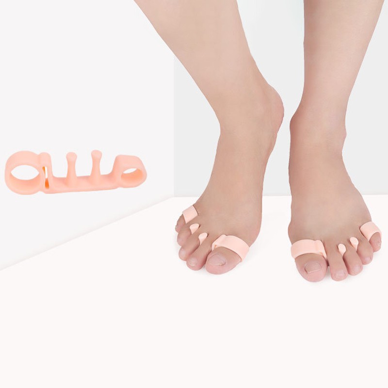 Set 2 Đai Silicon Đeo Chỉnh Hình Ngón Chân Cái Tiện Dụng