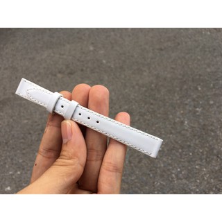 Dây đồng hồ da bò màu trắng ( size 10-20mm)