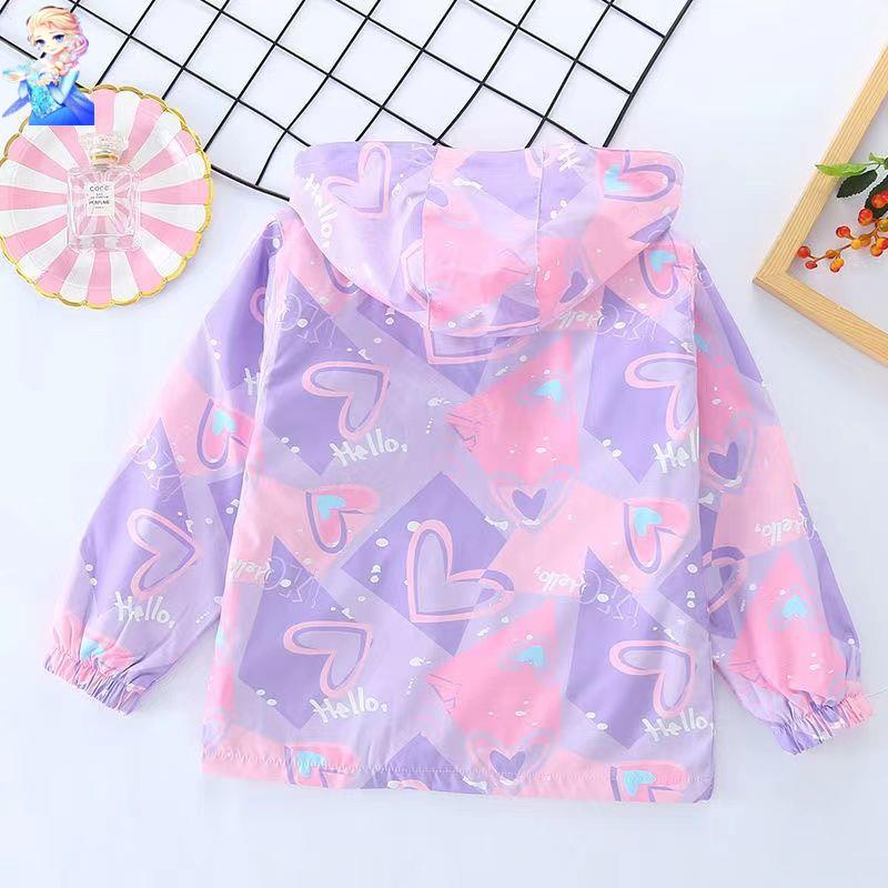 Áo Khoác Mỏng Thời Trang Xuân Thu Phong Cách Phương Tây Cho Bé Gái 2021