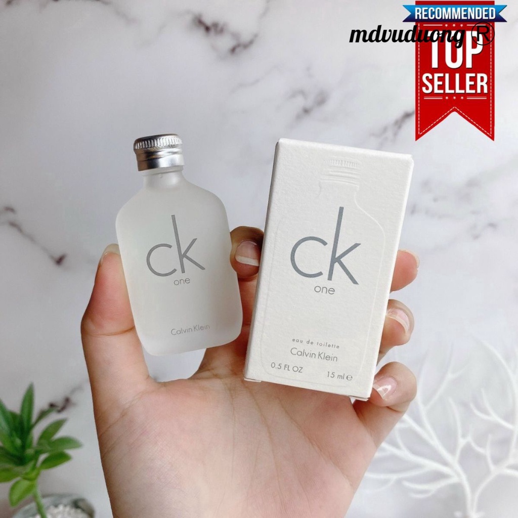 (AUTH100%) Nước hoa Nam Calvin Klein CK One mini 15ml