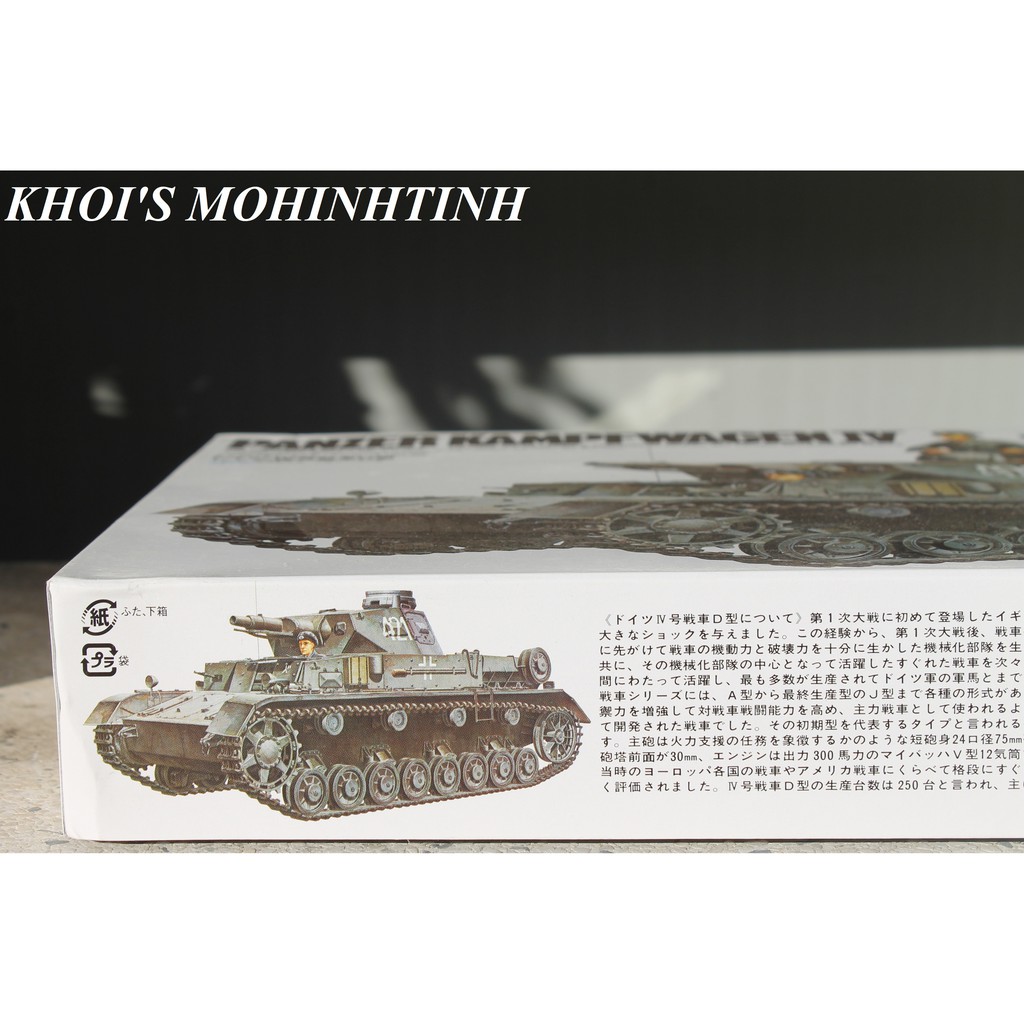 MÔ HÌNH KITS QUÂN SỰ - PANZER KAMPFWAGEN IV - AUSF.D - TỶ LỆ: 1/35 - TAMIYA