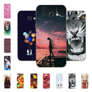 Ốp lưng Samsung A7 2017 Trường hợp Silicone mềm TPU Back Cover Điện thoại Vỏ bọc Samsung A7 2017 Case