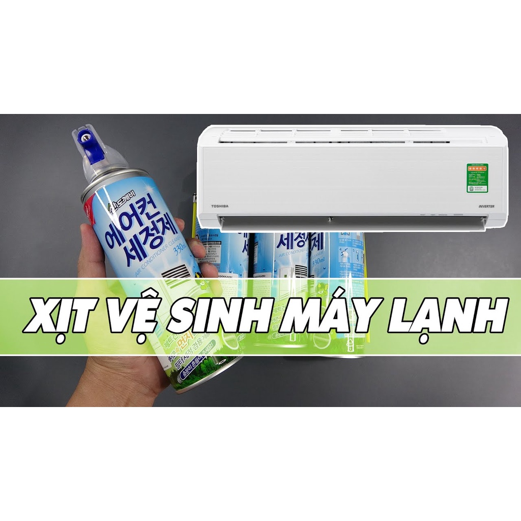Chai xịt vệ sinh máy lạnh điều hòa Sandokkaebi 330ml - Hàn Quốc (Bình xịt vệ sinh máy lạnh điều hòa)