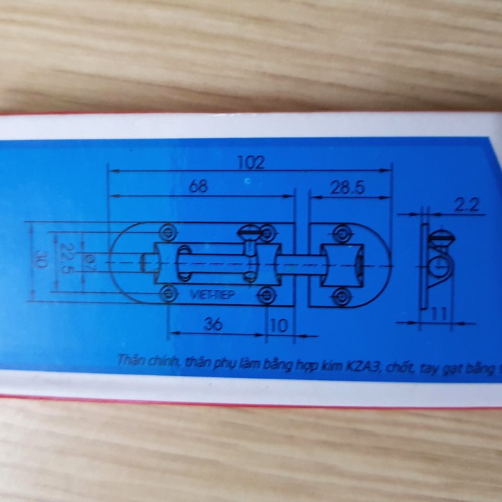 Chốt cửa an toàn Việt Tiệp 10300