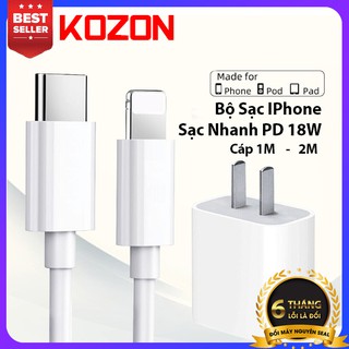 Bộ sạc nhanh 18W cho iphone 30 phút sạc 50% thích hợp các dòng IOS máy tính bảng và tai nghe iphone