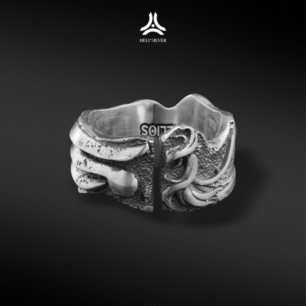 Nhẫn bạc nam, nữ HeliSilver Phoenix Ring Helios Original S925