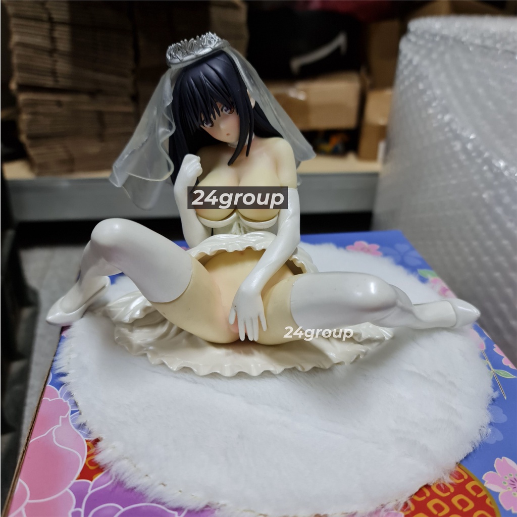 Mô Hình anime nữ sexy Skytube Ai Fault Saeki ai zoe Wedding Ver. tỉ lệ 1/6 Scale mặc váy cưới hentai ngực mềm ecchi