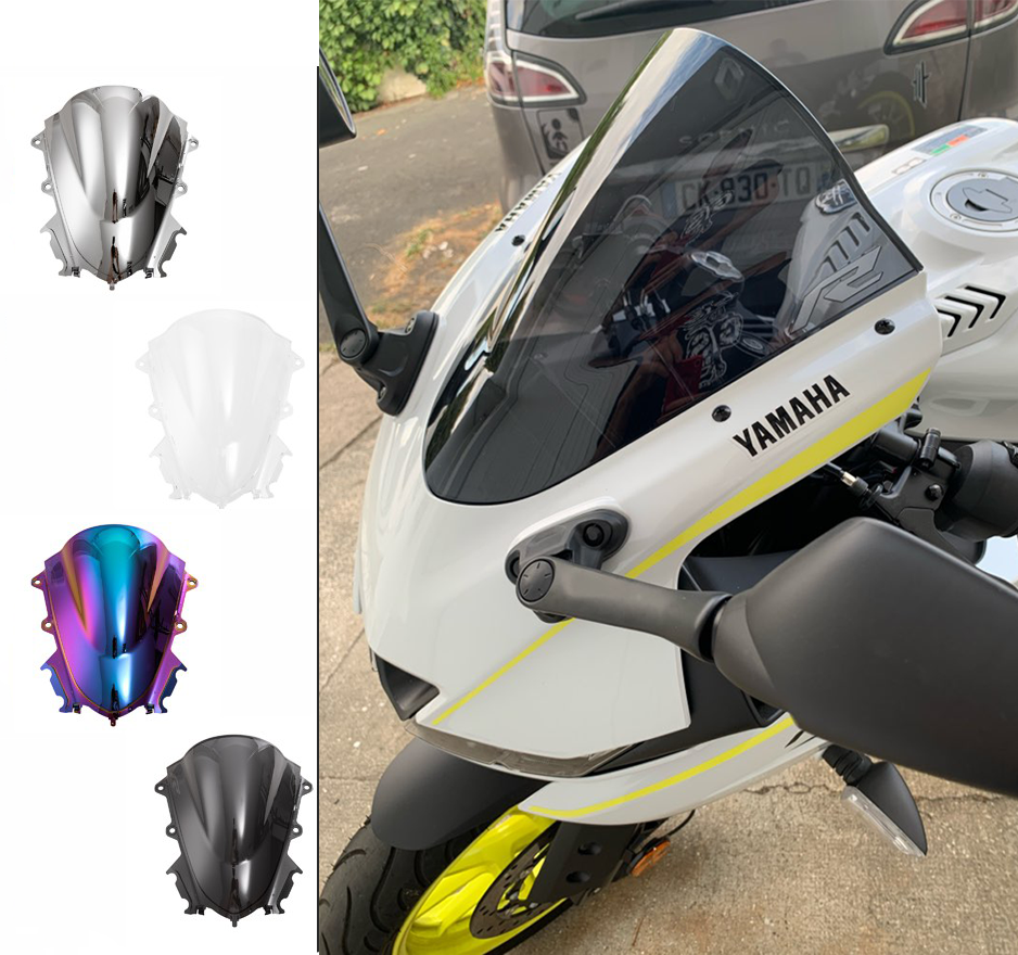 Kính Chắn Gió Cao Cấp Cho Xe Mô Tô Yamaha R15 V3 V3.0 R 15 2017 2018 2019