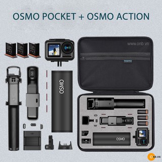 Ruigpro túi chống sốc bảo vệ Osmo Pocket 1-2 và Osmo Action