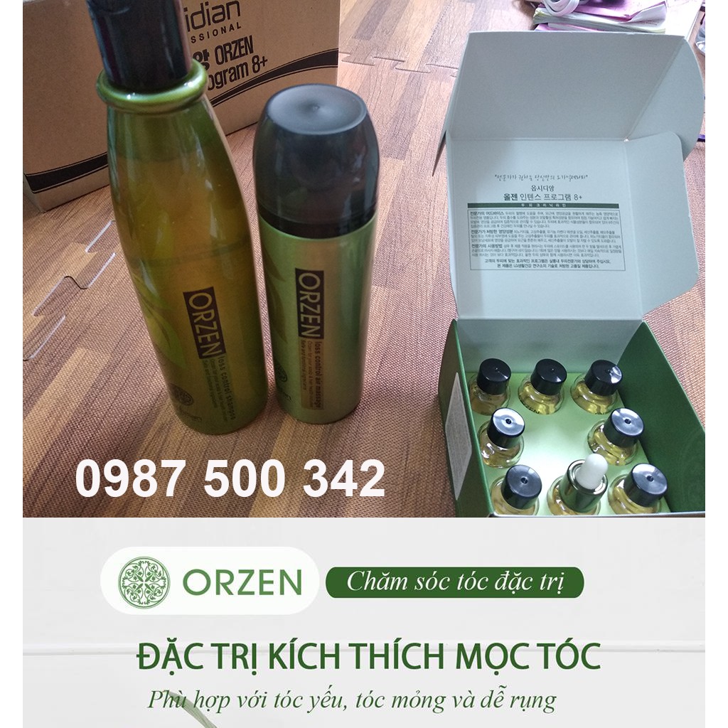 dầu gội kích thích mọc tóc hàn quốc orzen
