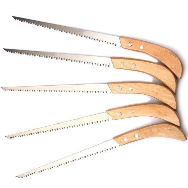 CƯA GỖ THÉP CẦM TAY MINI - CƯA CÁN GỖ