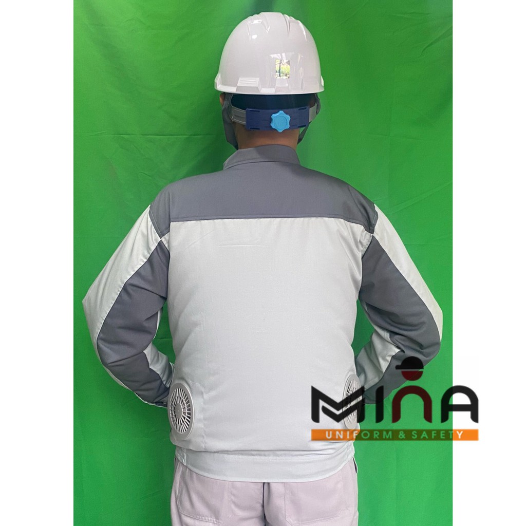 Áo quạt điều hòa làm mát Mina Safety công nghệ Nhật Bản