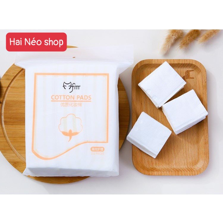 Bông tẩy trang Cotton pads 222 miếng, btt 222